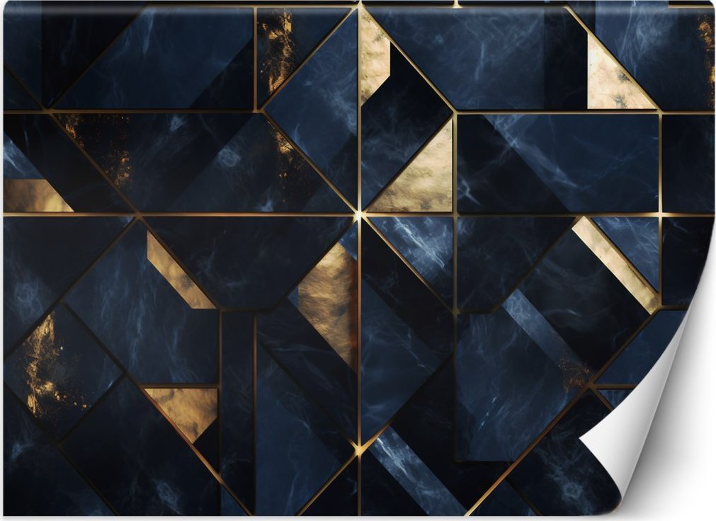 Artgeist Fototapeta, Niebieski marmur 3D - 450x315