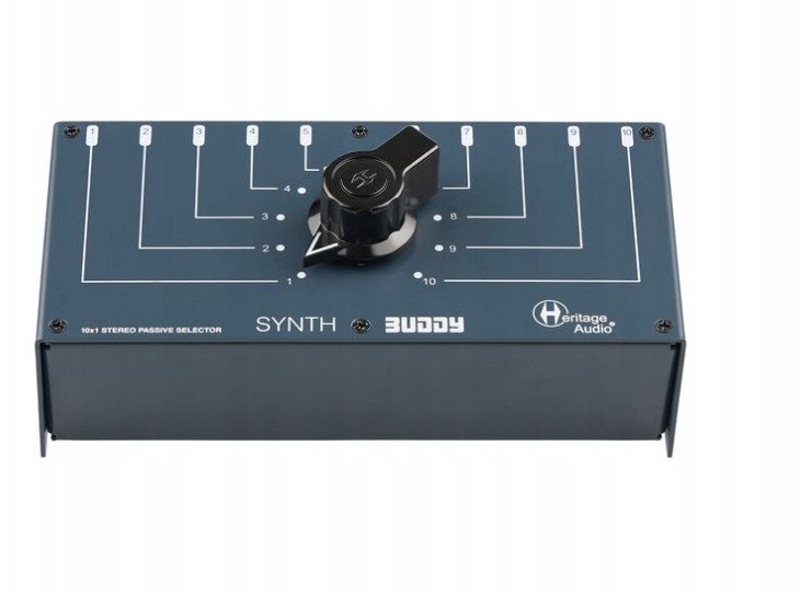 Heritage Audio Synth Buddy Pasywny przełącznik stereo 10 do 1 20 wejść