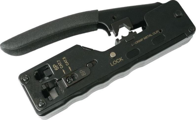 Alantec Zaciskarka 8P/6P/4P (RJ45/RJ12/RJ11) do wtyków przelotowych typu EZ oraz na gruby drut (NI041)