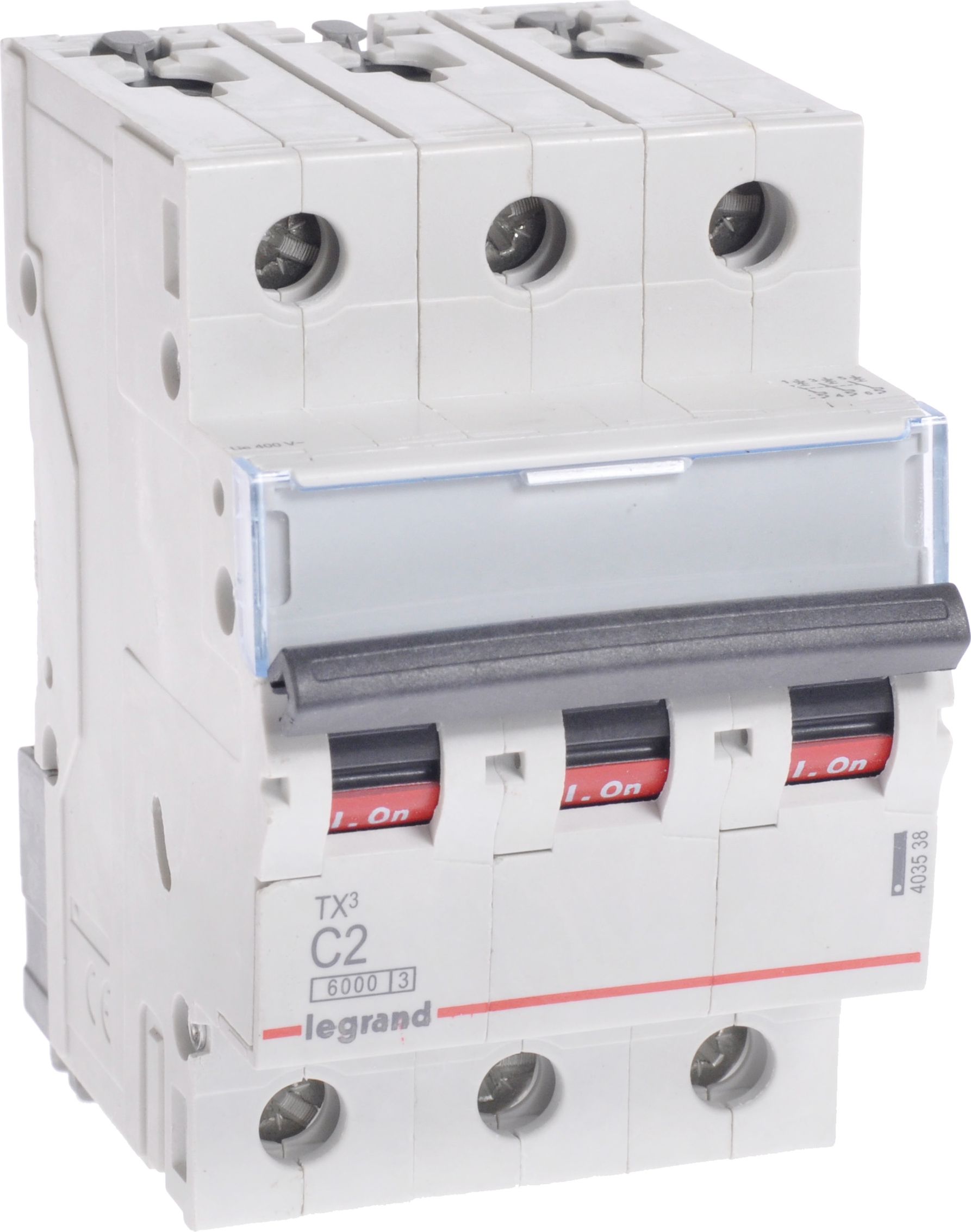 Legrand Wyłącznik nadprądowy S303 C2 TX3 2A 6kA 403538