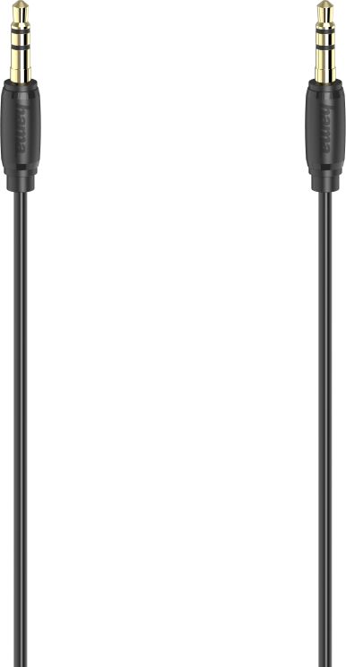 Kabel Hama Jack 3.5mm - Jack 3.5mm 0.5m czarny (002051170000)