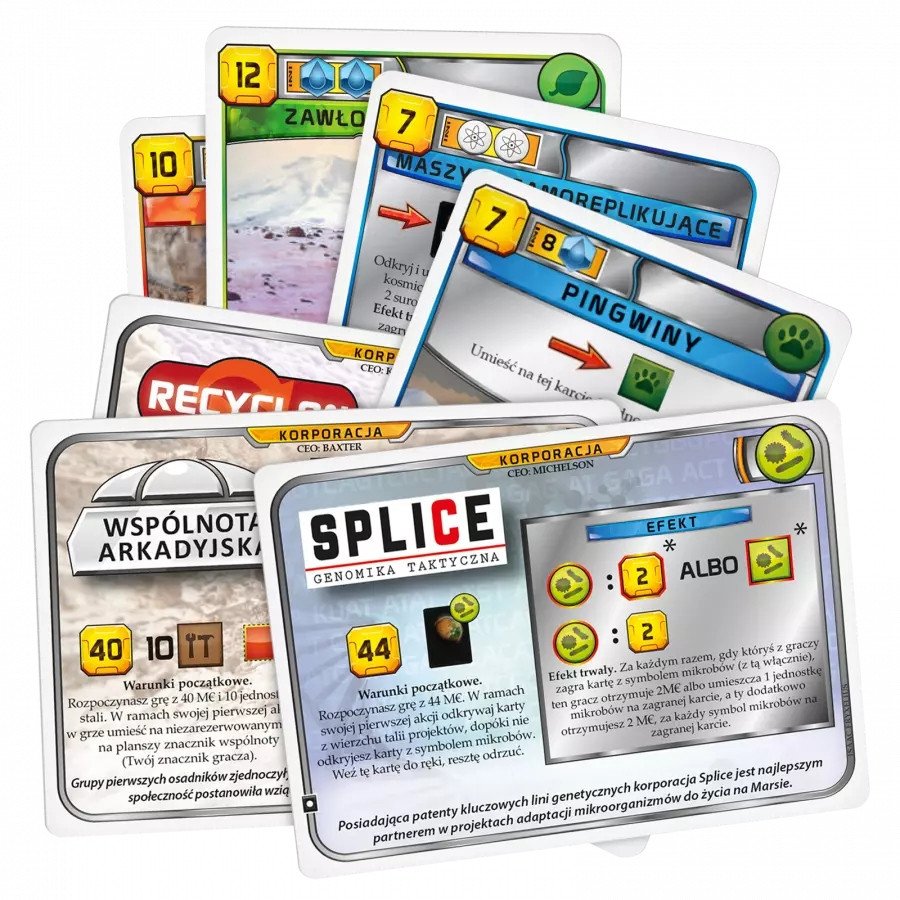 Rebel Dodatek do gry Terraformacja Marsa: Zestaw dodatkowy #1-3 (7 kart)