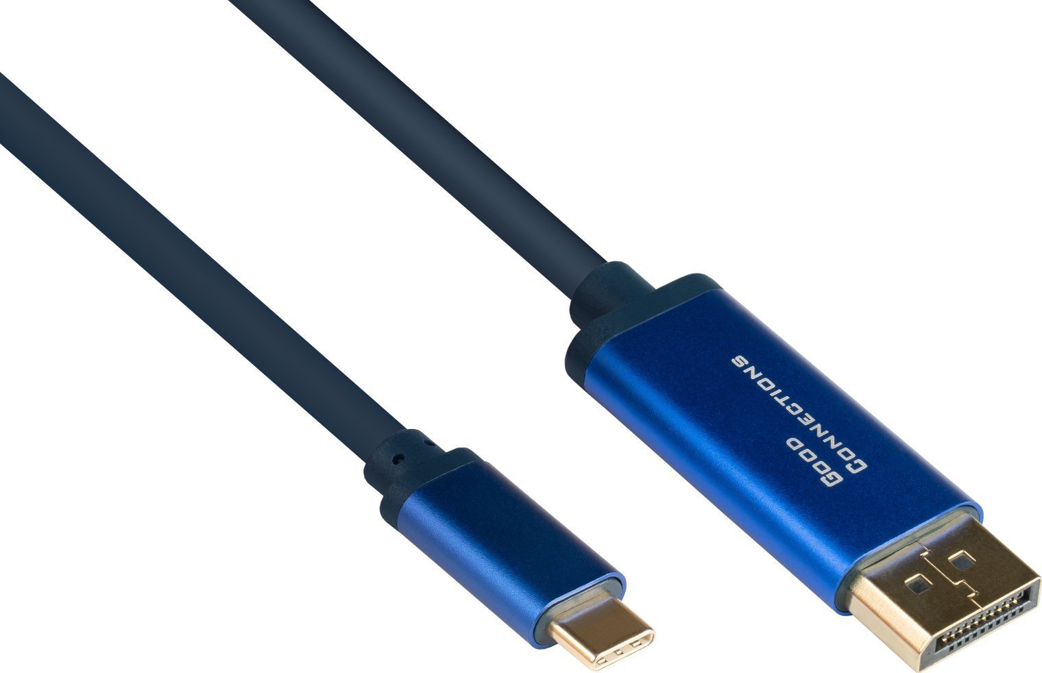 Adapter AV Alcasa Alcasa 4812-CSF010B adapter kablowy 1 m USB Type-C DisplayPort Niebieski