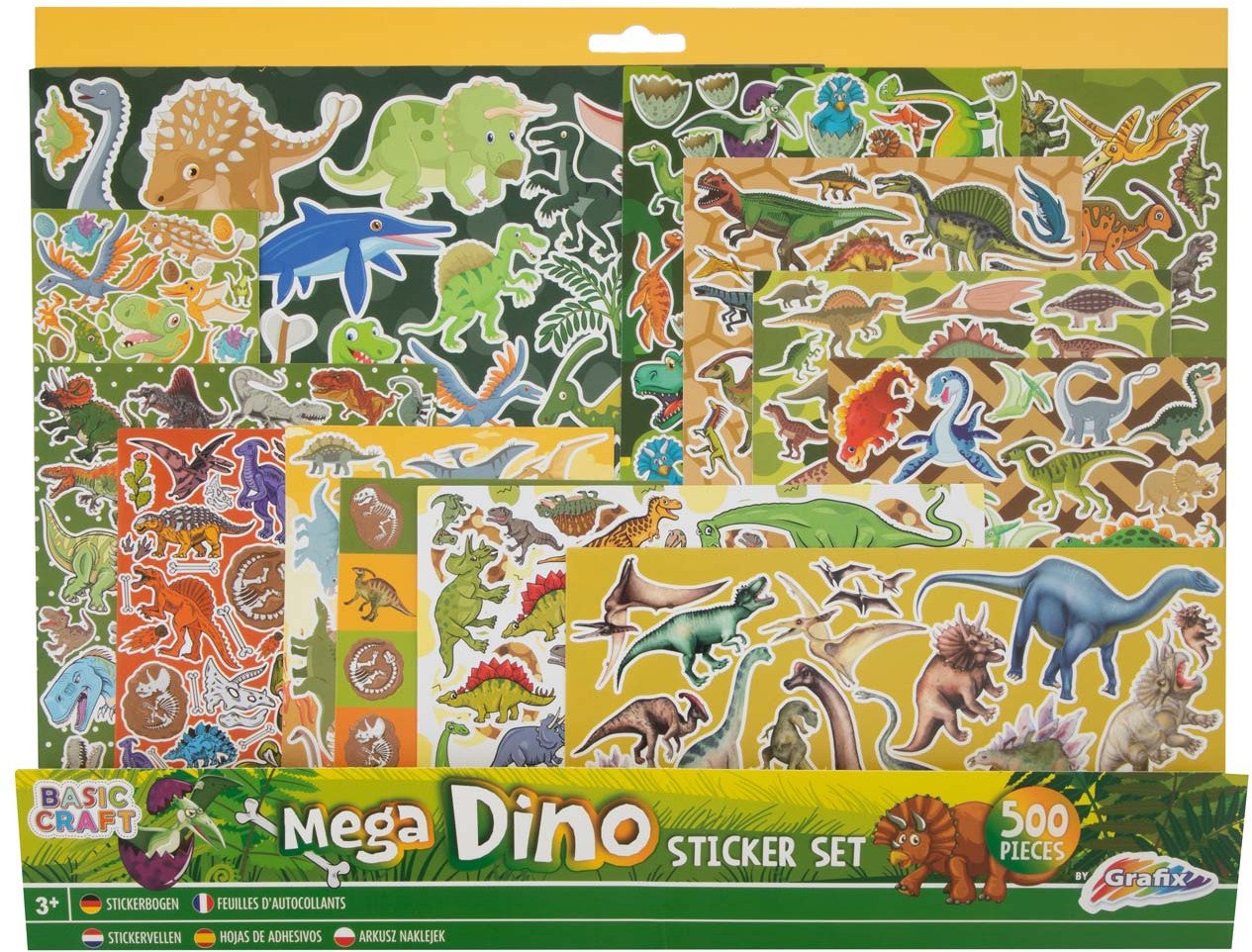 Zestaw Naklejek Dinozaury Grafix