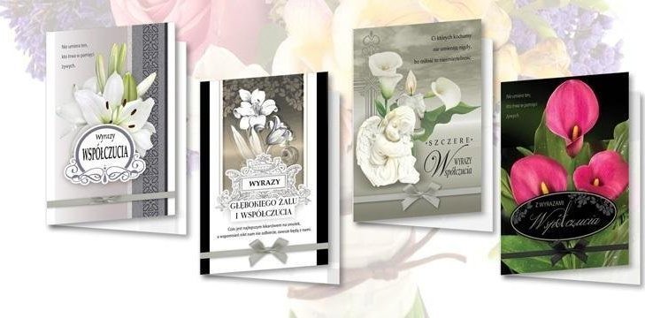 Top Graphic Karnet B6 z nalepkami Kondolencje (10szt) MIX