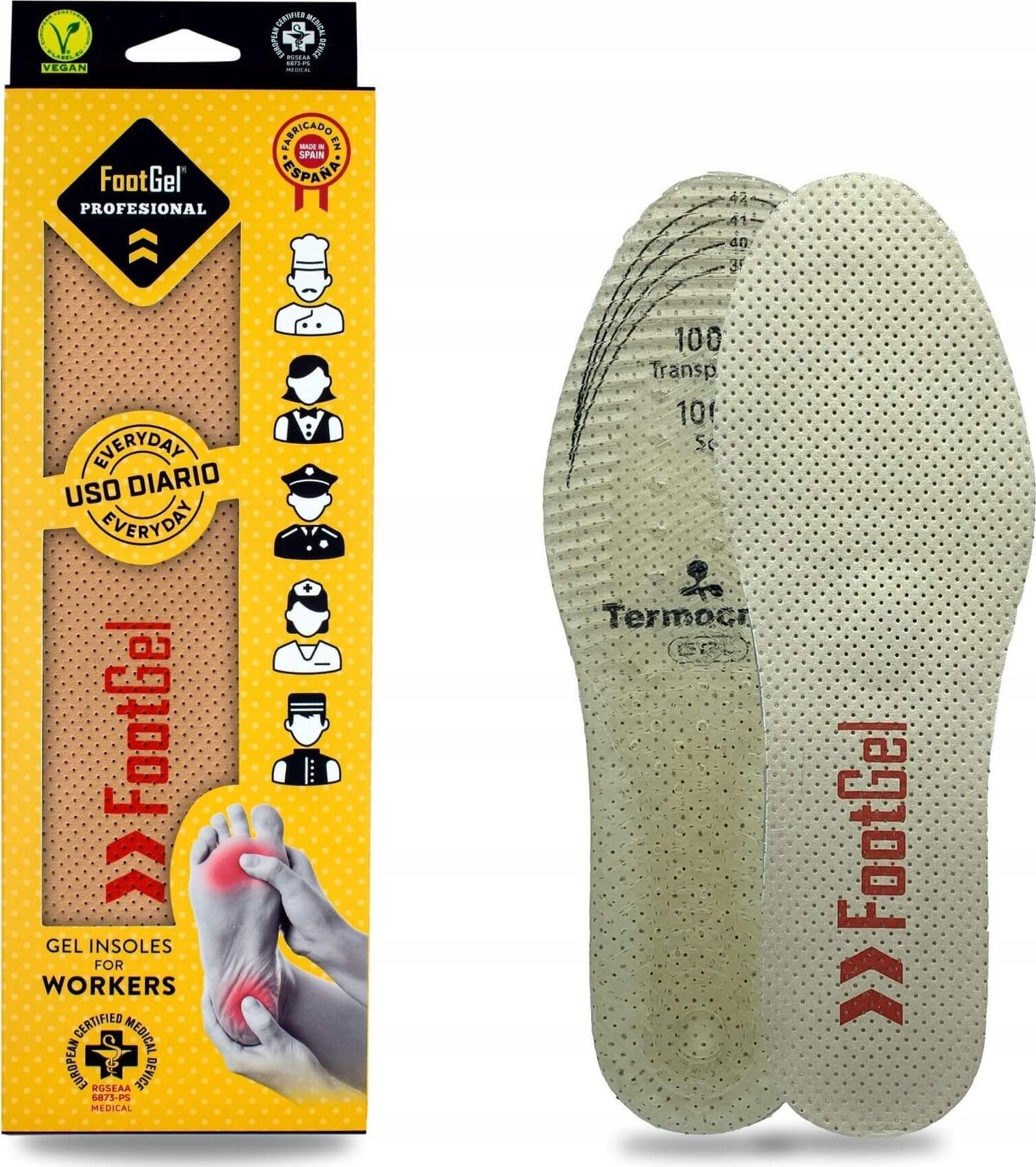 Footgel Vidpadžiai Footgel Profesional, dydis 39-42