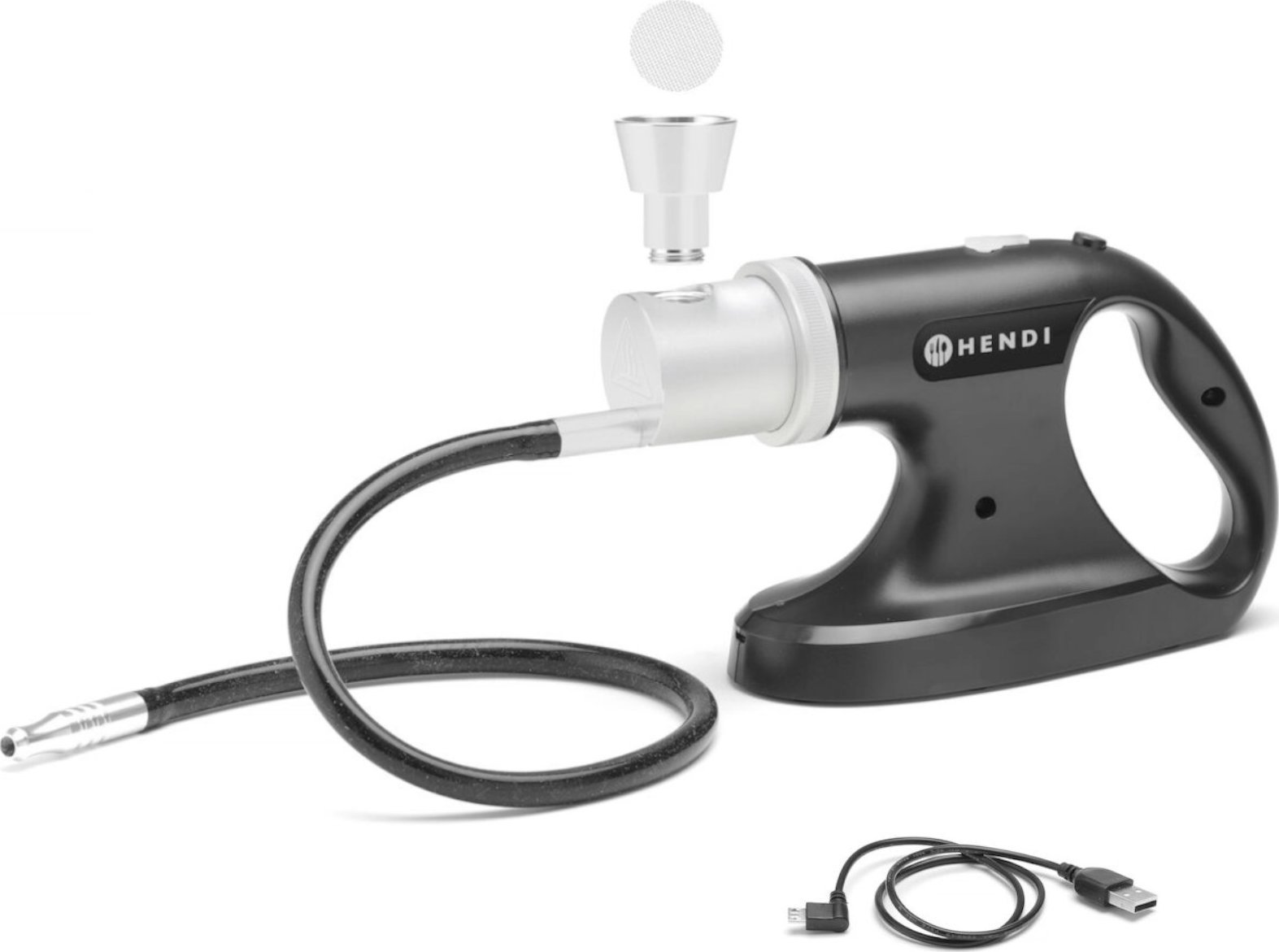 Hendi Pistolet wędzarniczy generator dymu 3 prędkości - Hendi 199640 Pistolet wędzarniczy generator dymu 3 prędkości - Hendi 199640
