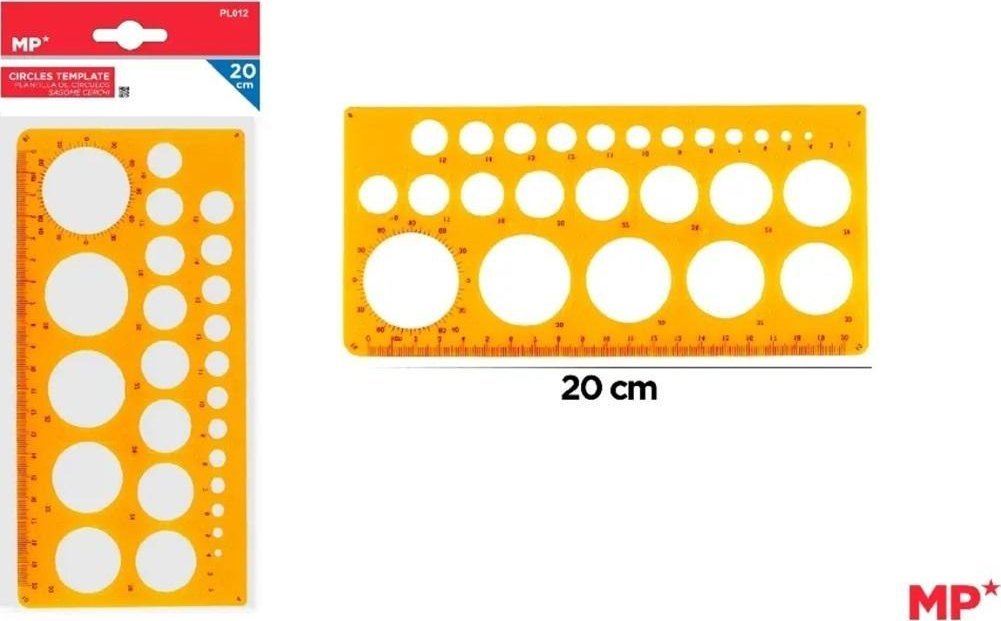Szablon do rysowania kółek 20cm