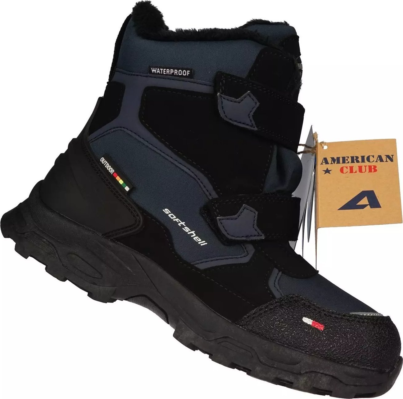 American Club Dziecięce buty zimowe American Club BHL155/24NA granatowe 31