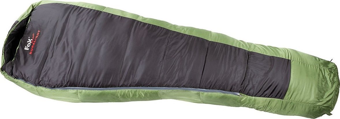 Fox Śpiwór "Duralight" oliwkowo-czarny