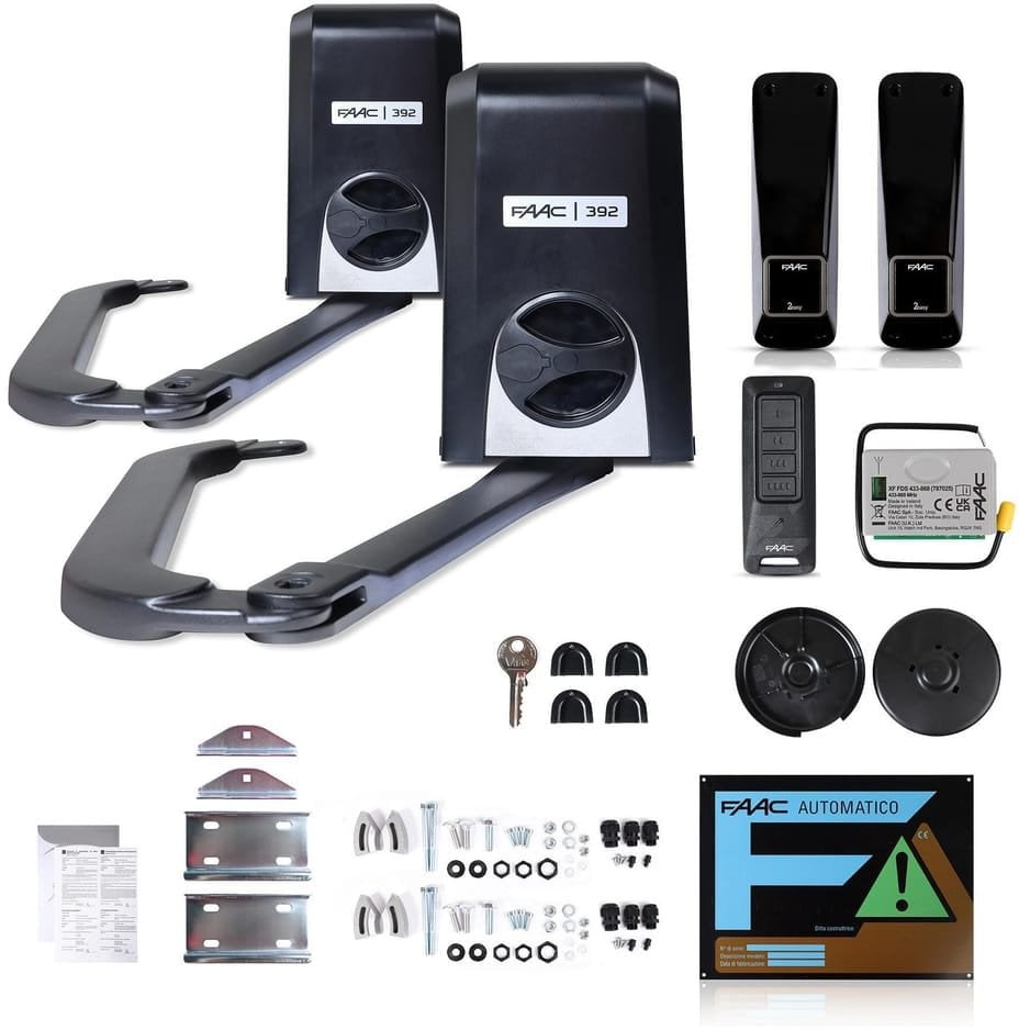 Zestaw Energy FDS - FAAC 392 24V do 5m bram dwuskrzydłowych