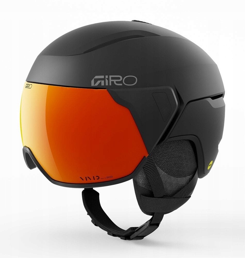 Kask zimowy GIRO ORBIT SPHERICAL MIPS matte black / VIVID ember roz. M (55.5-59 cm) (NEW 2025/2026)