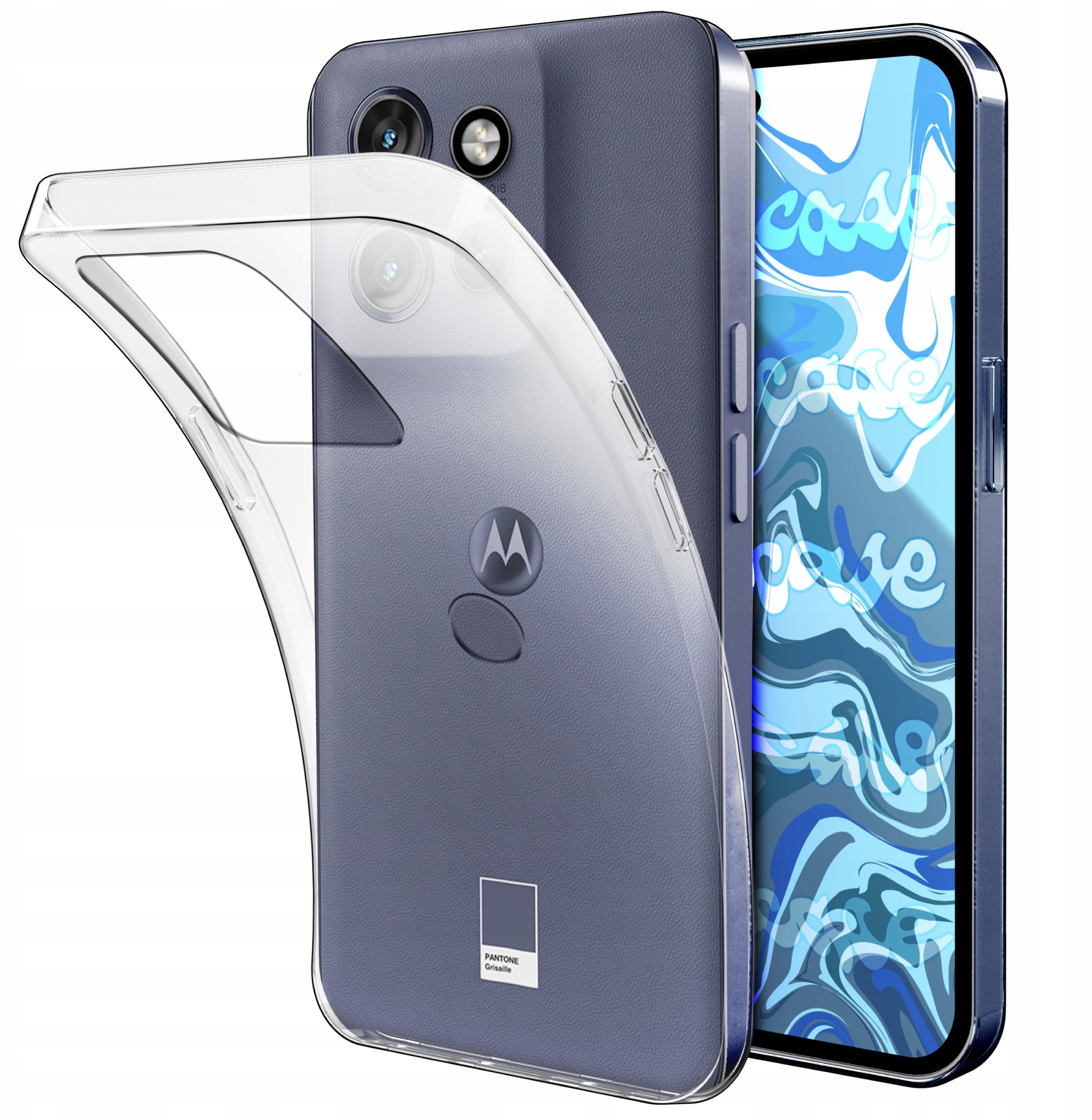 Etui Do Motorola Edge 50 Neo / ThinkPhone 25 (Przezroczyste, Silikon, Case)