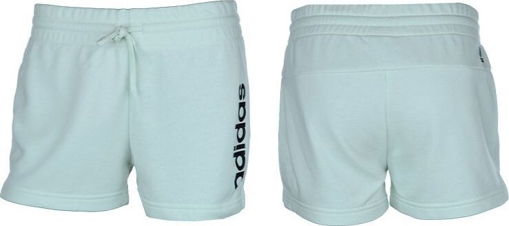 Adidas Spodenki damskie adidas Essentials Linear French Terry błękitne IL3355 S