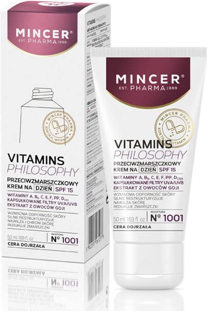 Mincer Vitamins Philosophy Krem przeciwzmarszczkowy na dzień nr 1001 50ml