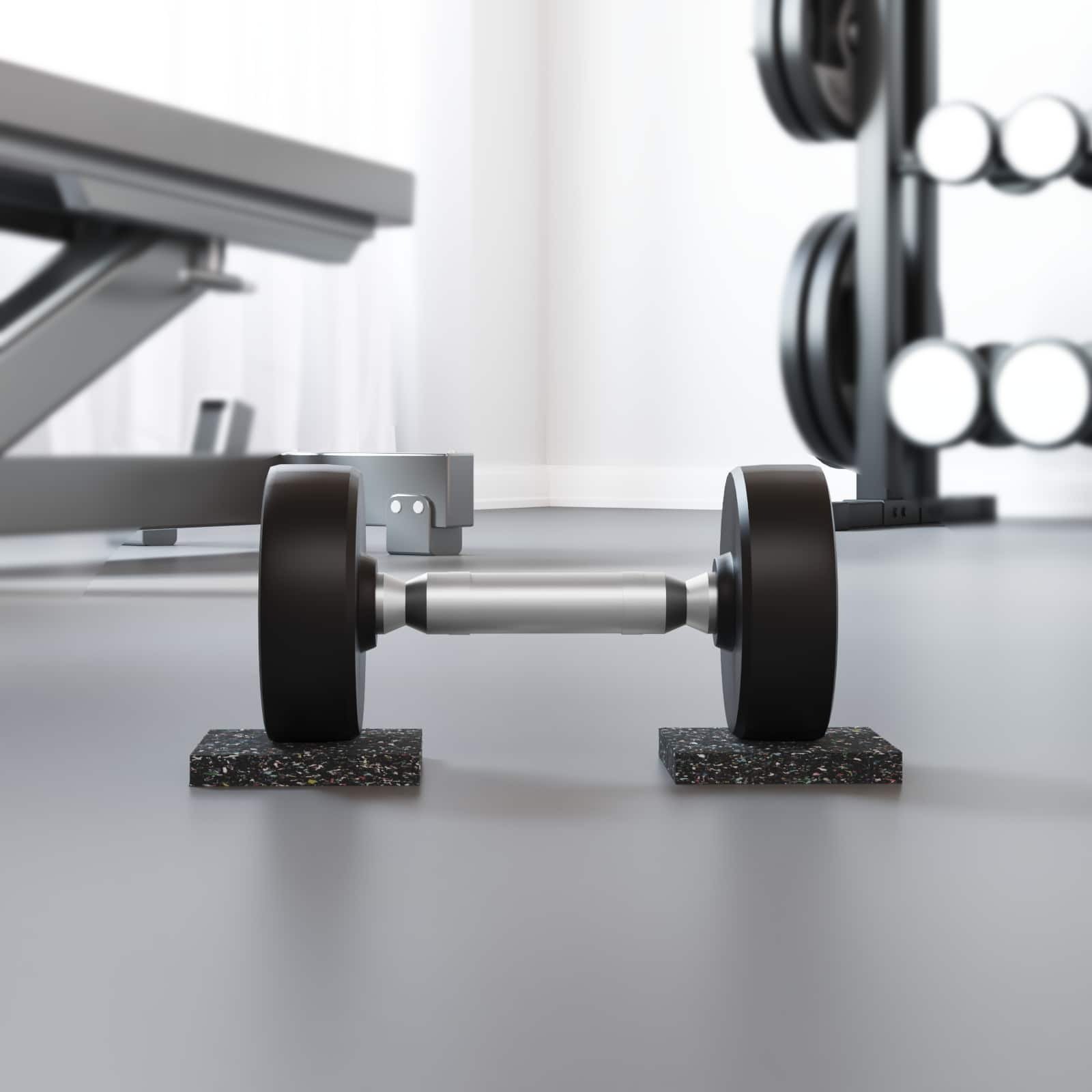 vidaXL Rolka gumowa czarna