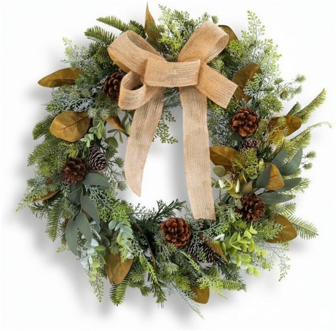 Ecarla Girlanda świąteczna wieniec ozdoba na drzwi