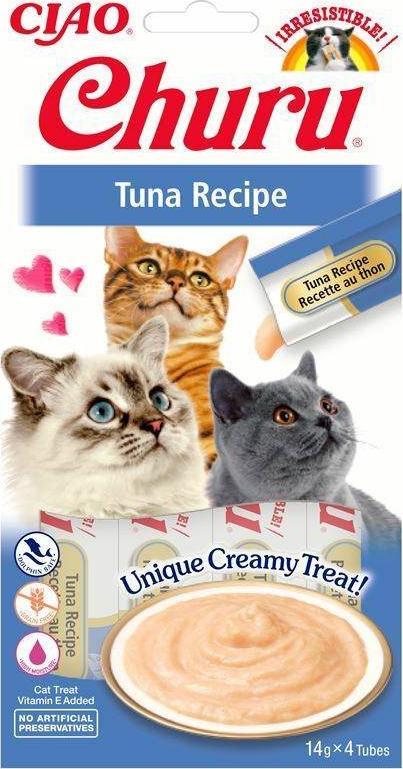 Inaba Foods Kremowy przysmak dla kota z tuńczykiem - Churu Creamy Tuna 56g