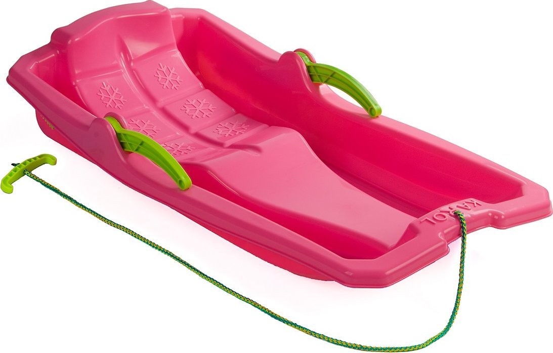 Marmat Sanki z oparciem i hamulcami różowe 80 x 43 cm