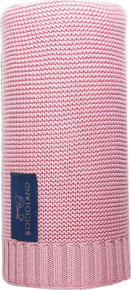 Bocioland Kocyk bambusowy Paris 80x100 Róż Bocioland