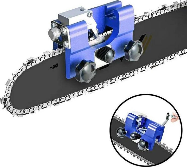 Aptel OSTRZAŁKA do Piły Łańcuchowej Pilarki 3 Wałki Szlifujące niebieska AG896