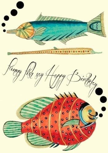 Karnet B6 z kopertą Urodziny Ryby 2