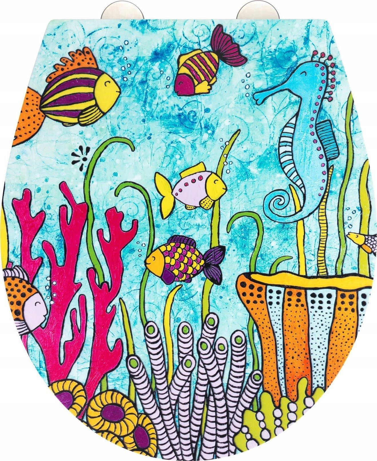 Deska bidetowa Cersanit Deska sedesowa z kolorową grafiką, WENKO