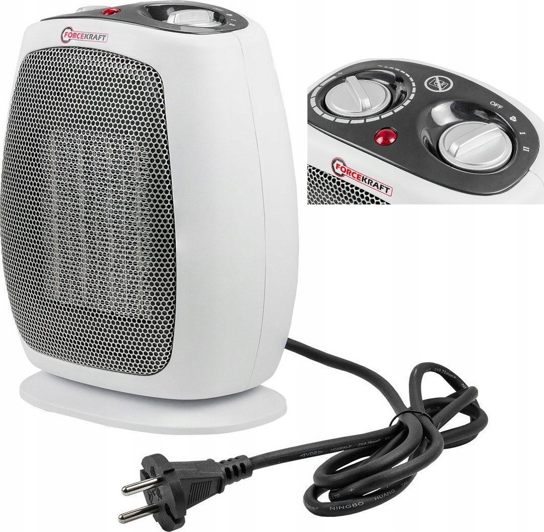 Termowentylator Forcekraft Termowentylator grzejnik elektryczny farelka 1800W 3 tryby