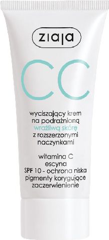 Ziaja Krem CC Wyciszający Na Wrażliwą Skórę 50ml