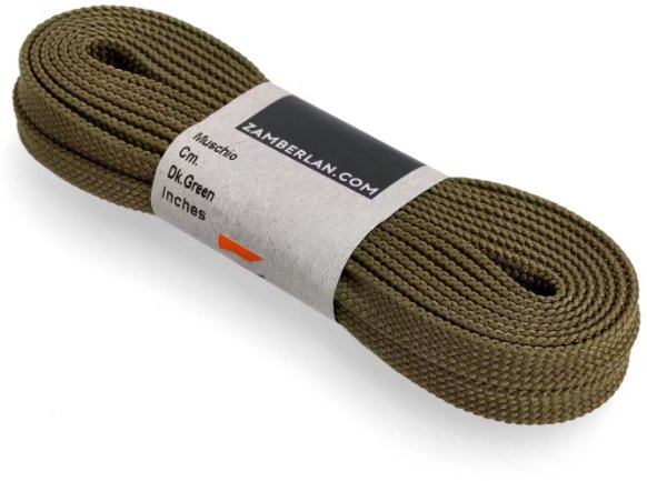 Sznurowadła Zamberlan Flat Lace - dark green 150 cm