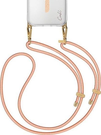 Uniq UNIQ Coehl Laurel uniwersalna smycz do telefonu różany/rosette