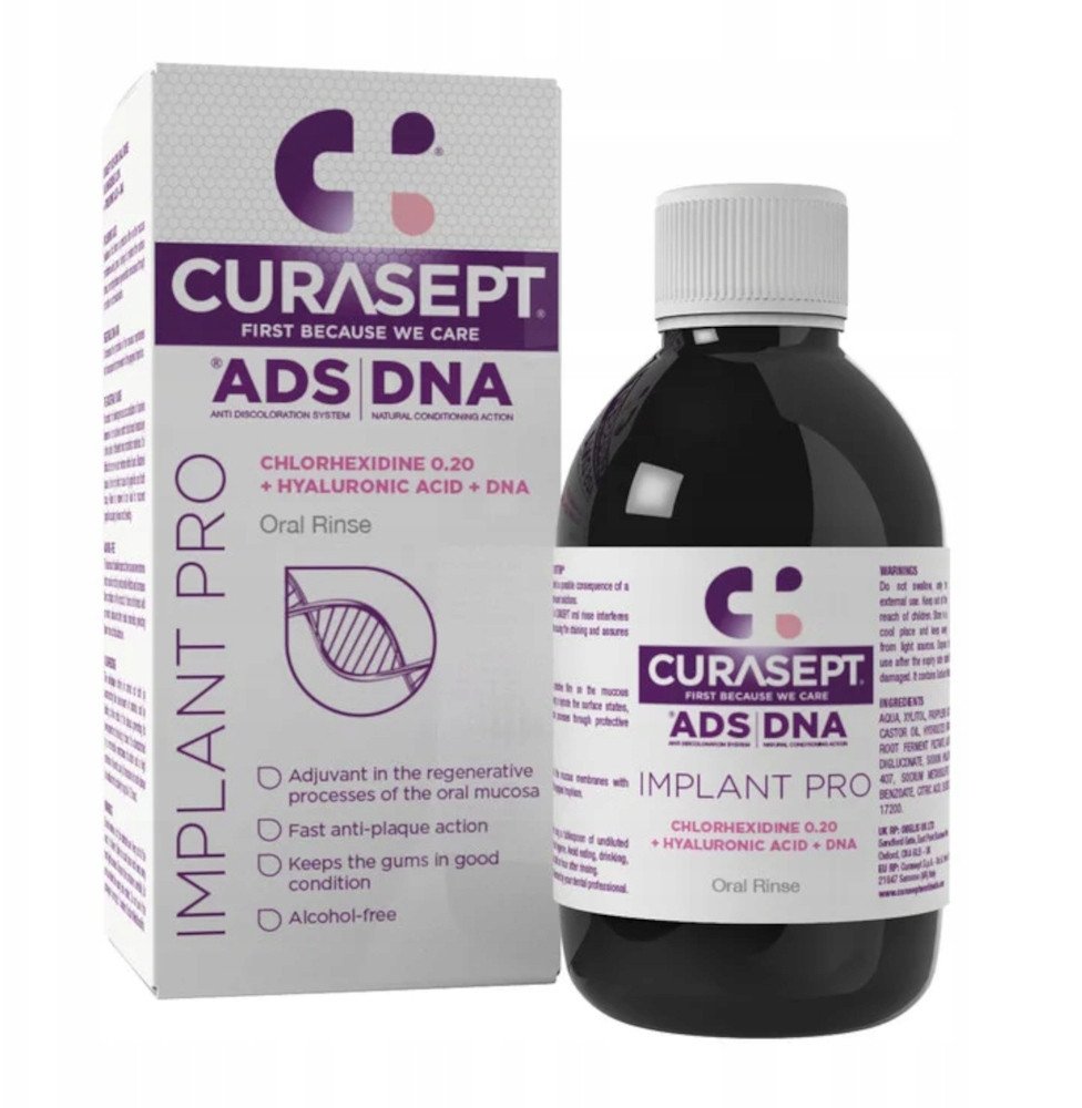 CURASEPT PŁYN 200ml 0.2% ADS IMPLANT PRO