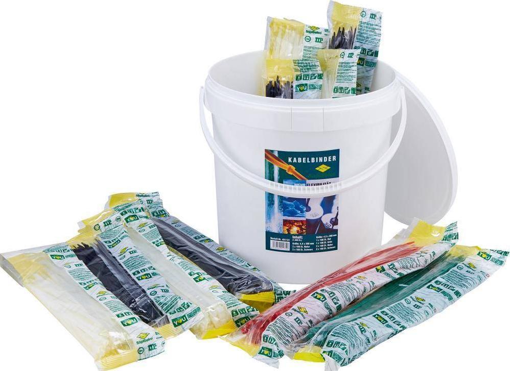 Sapiselco Asortyment opasek kablowych z nylonu 1000-czesciowy SapiSelco