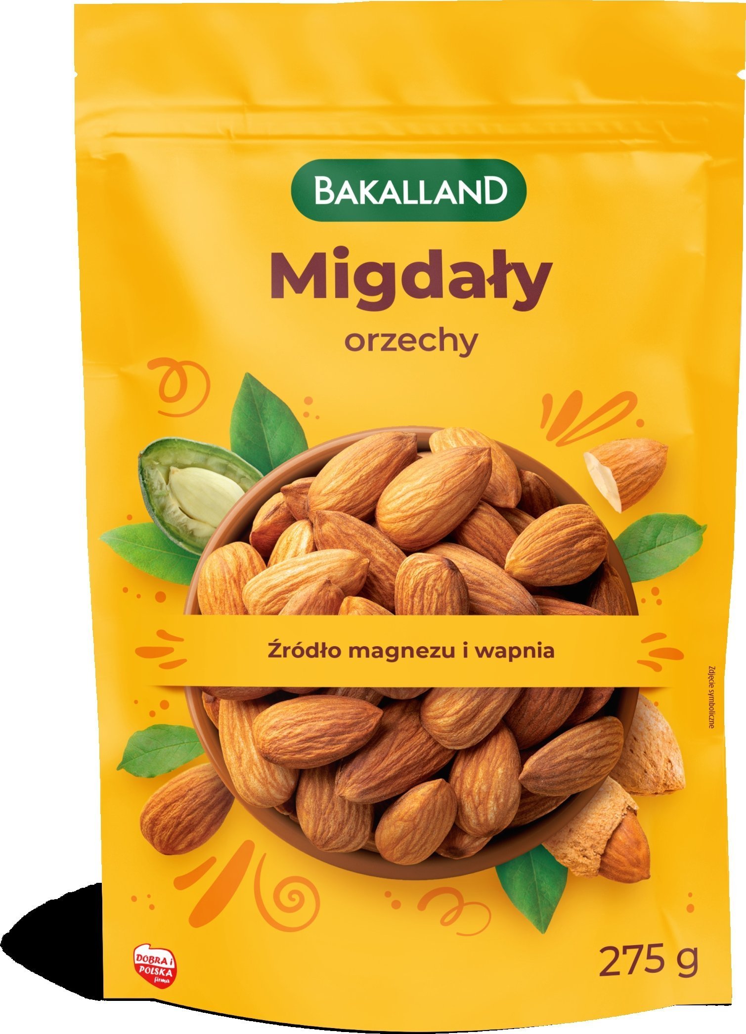 bakalland Migdały łuskane BAKALLAND, 275g