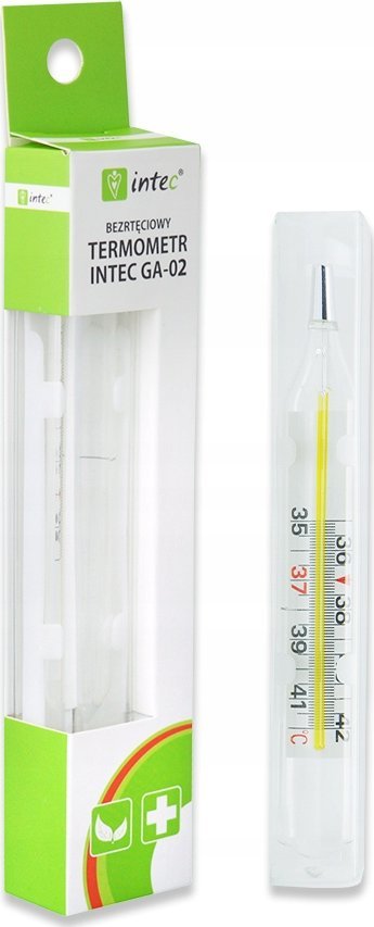 Intec Termometr szklany GA-02 z lupą do odczytu