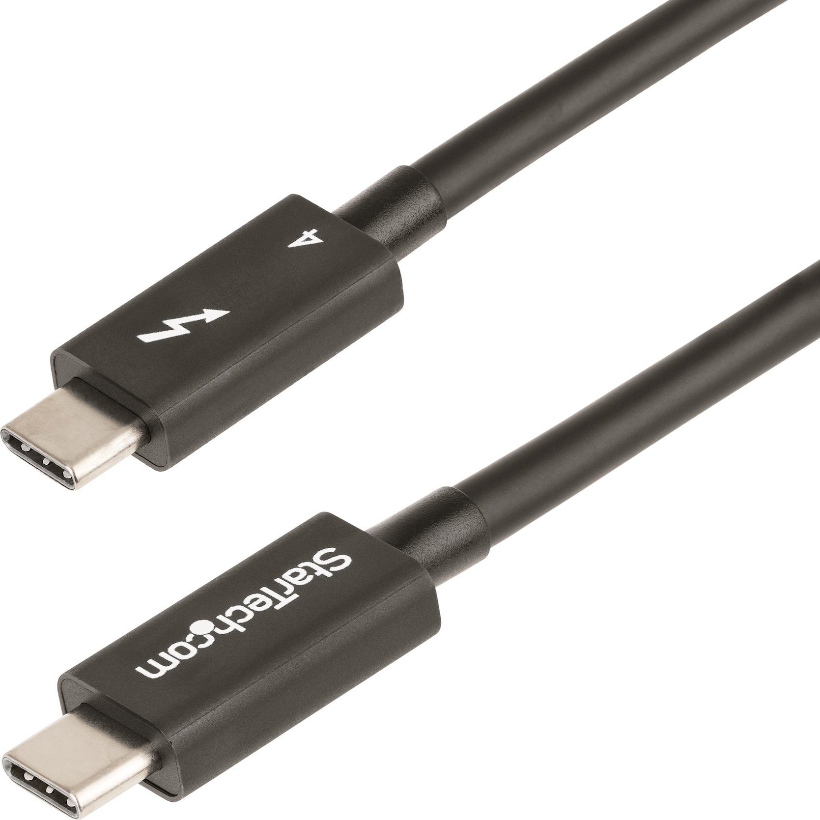 Kabel USB StarTech Thunderbolt - Thunderbolt 1 m Czarny (TBLT4MM1M)