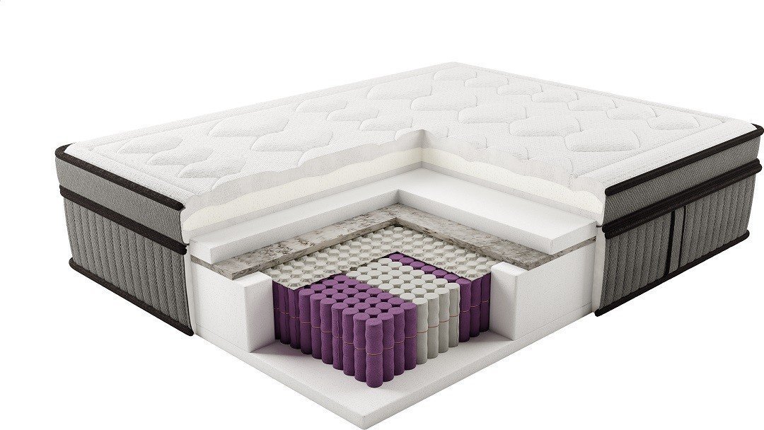 Hilding Materac Otello DeLuxe Edition by Hilding hybrydowy ROZMIAR: 180x200 cm, POKROWIEC: Modern