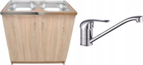 Stamar Szafka kuchenna + zlew + bat 80x50 sonoma