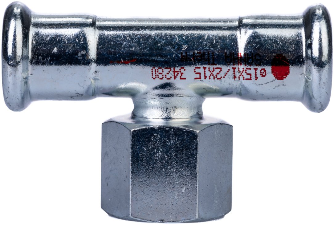 SANHA Trójnik przejściowy Therm C-Stahl z GW 35-1/2" (124130G3512)