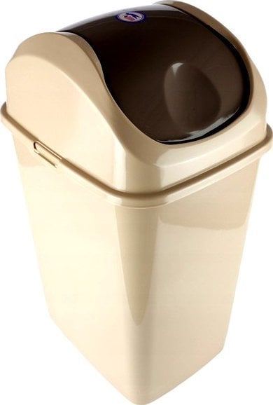 Pojemnik uchylny SLIM 35 L- beżowy 355x285x577 mm