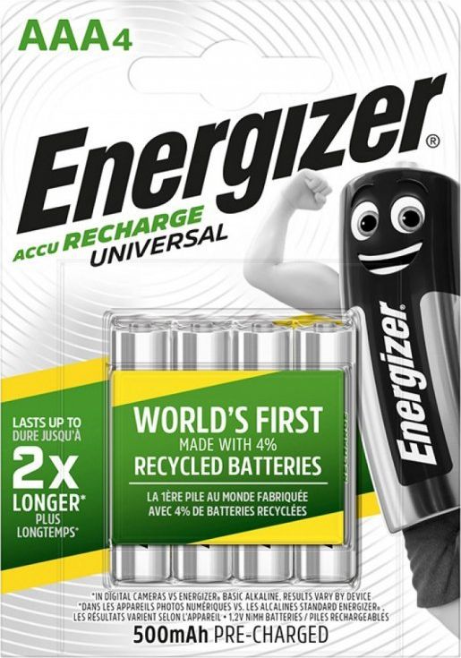 Energizer Akumulator AAA / R03 500mAh 4 szt.