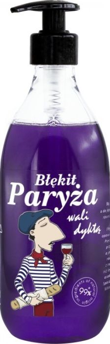 LaQ LaQ Shots! Błękit Paryża żel do mycia ciała i rąk 500ml