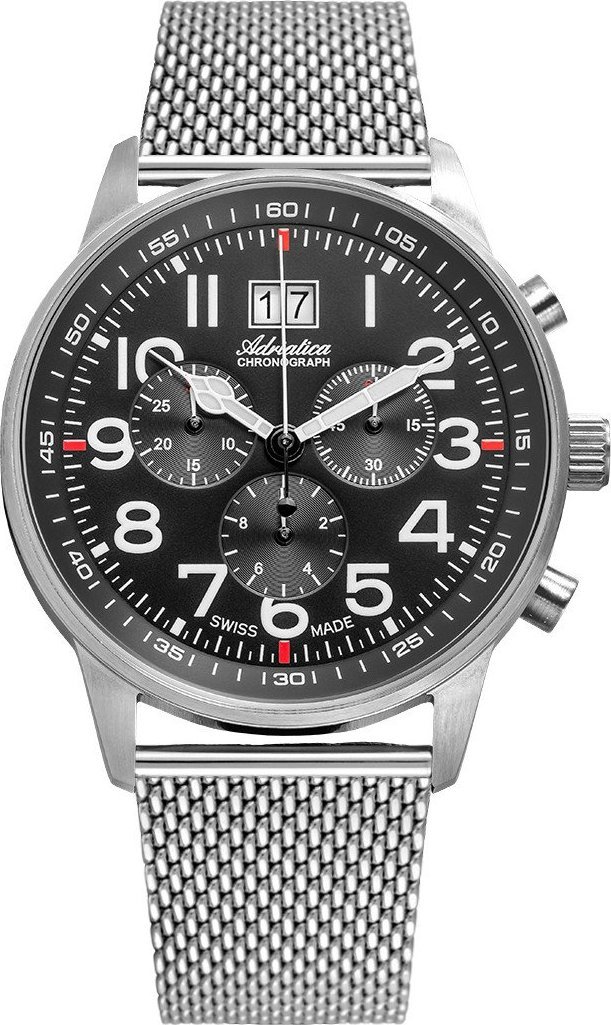 Zegarek Adriatica Zegarek męski Adriatica A1076.5124CH srebrny