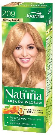 Joanna Naturia Color Farba do włosów nr 209-beżowy blond 150 g