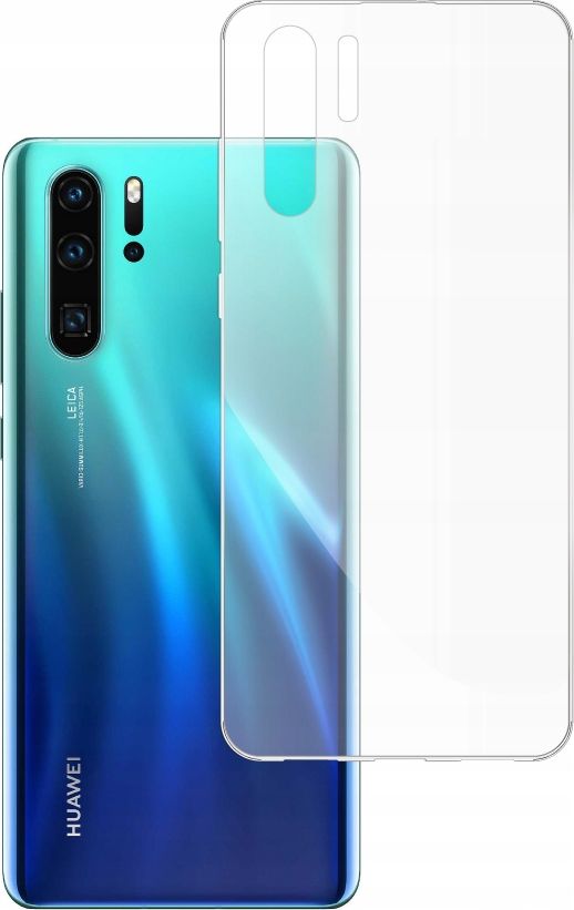 etumi Etui Do Huawei P30 Pro Gumowe Slim Clear View Pokrowiec Ochronny / Futerał Obudowa / Ochrona Clear Cover Bezbarwne Slim Case0017