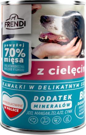 Frendi Frendi kawałki w delikatnym sosie z cielęciną 10x400g