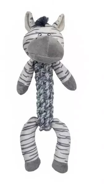 YARRO ZABAWKA PLUSZOWA ZEBRA Z PLECIONYM SZNUREM 35cm Y0088