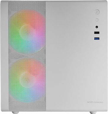 Mars Gaming MC400W Computer case mATX / white