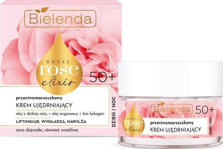 Bielenda Royal Rose Elixir przeciwzmarszczkowy krem ujędrniający 50+ 50ml