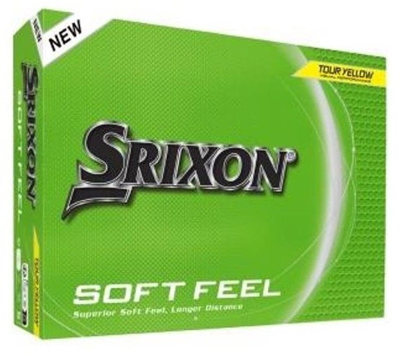 Piłki golfowe SRIXON Soft Feel, żółte, 12 szt
